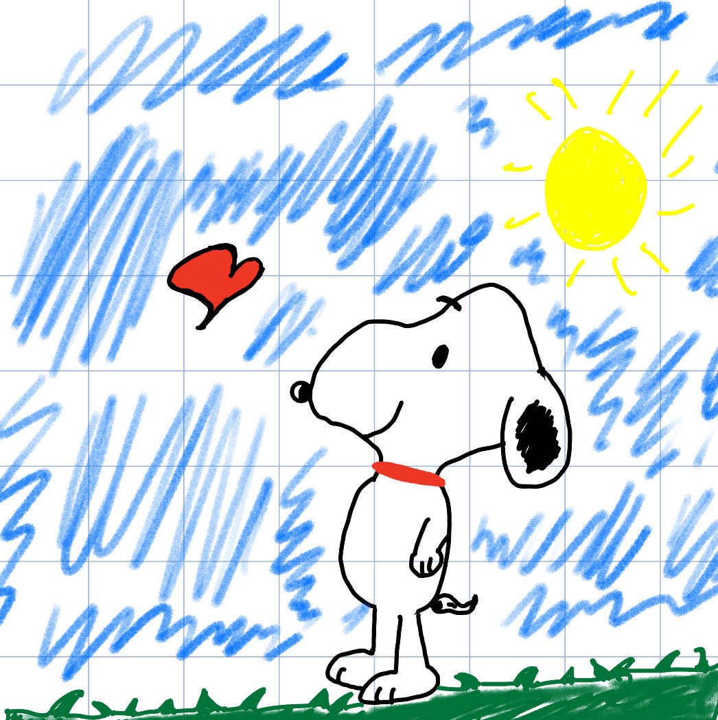 Original Drawing of Snoopy